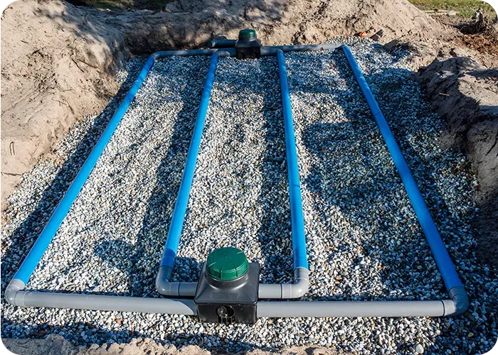 Installation de systèmes d'assainissement individuels à Dun-les-Places à Dun-les-Places